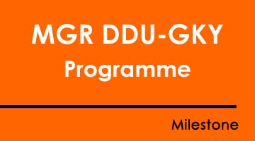 MGR DDU GKY Programme Milestone