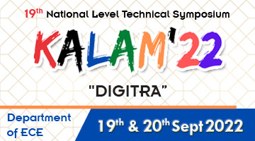 KALAM 2022 - 19th National Level Technical Symposium
