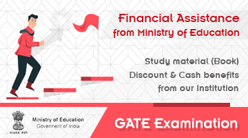 GATE Examination : Financial Assistance from Ministry of Education