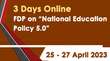 3 Days Online FDP on National Education Policy 5.0