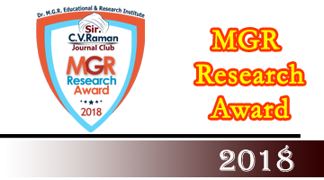 MGR Research Awards-2018