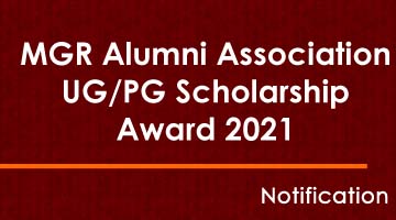 MAA UG/PG Scholarship Award 2021