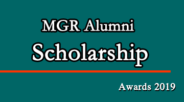 MGR Alumni Scholarships