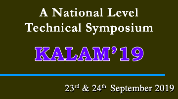 A National Level Technical Symposium - KALAM19