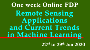 Online FDP on Remote Sensing Applications