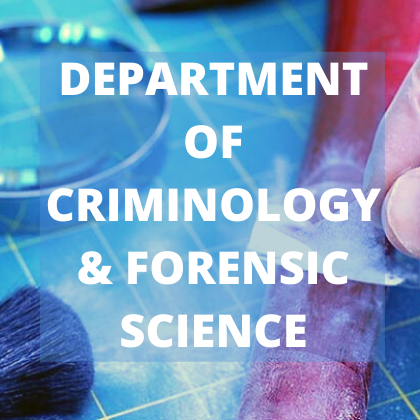 Department of Criminology & Forensic Science